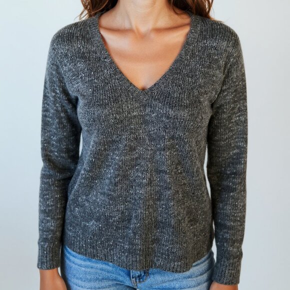 Aeropostale Metallic Shimmer Eyelet Sweater - Picture 1 of 11